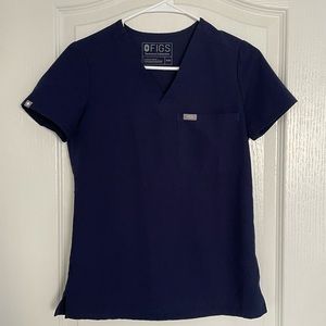Figs Catarina Scrub Top XXS Navy
